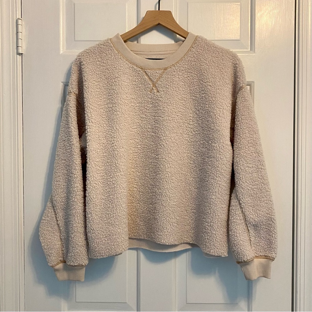 American Eagle Sherpa Crewneck